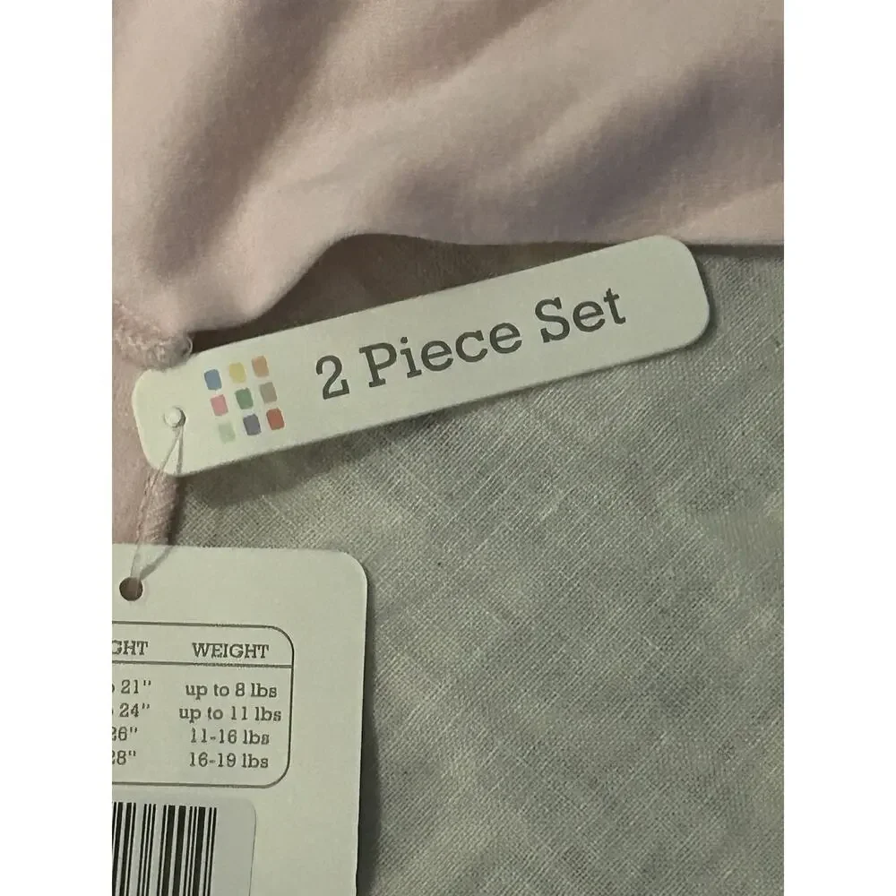 NWT Absorba 0-3M 2-Piece Footed Pajama Set